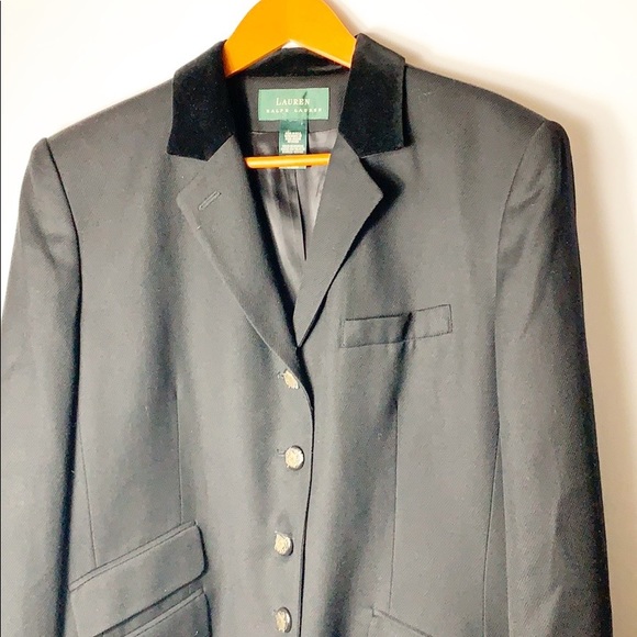 Lauren Ralph Lauren Vintage Wool Blazer Size 43 - Picture 2 of 8